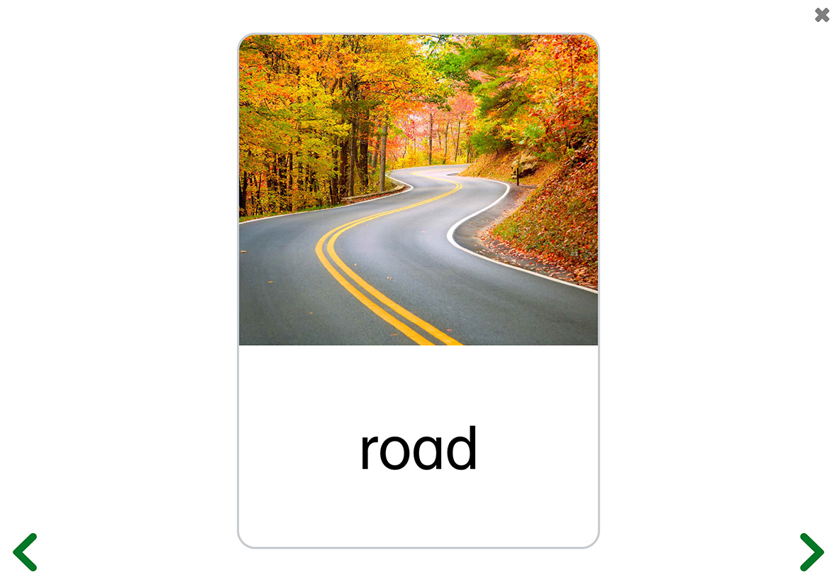 Screenshot of the See and Learn Saying Words 3 app