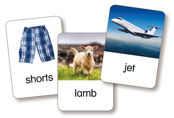 See and Learn Saying Words 3 cards